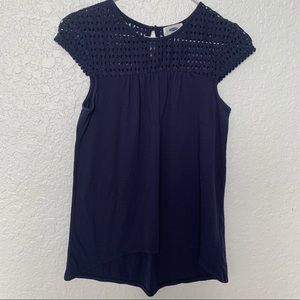 GIRLS NAVY BLUE BLOUSE